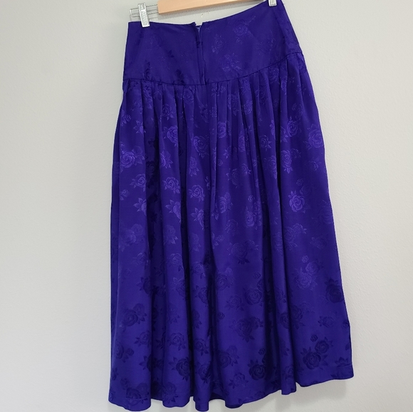 Vintage Marie st Clair 100% rayon womens skirt size 8 - Picture 4 of 11